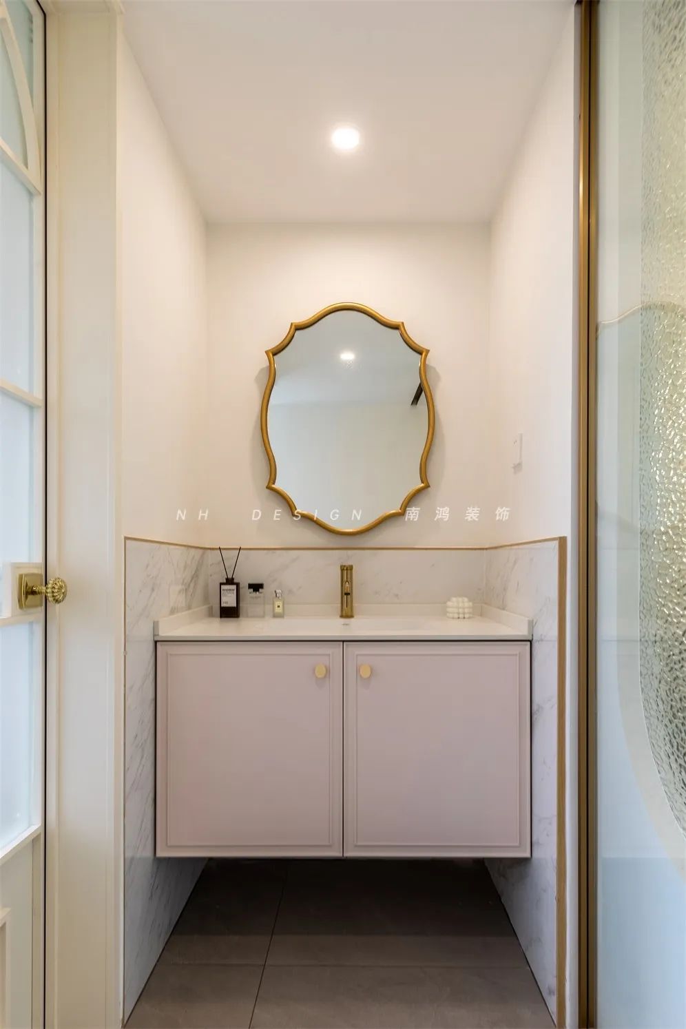 杭州府苑新村104㎡轻法式浪漫家居设计丨中国杭州丨浙江南鸿装饰-78