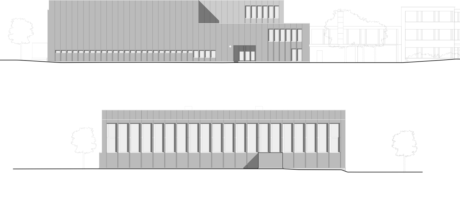瑞士利希腾斯坦的 Balzers 体育场馆室内翻新-46