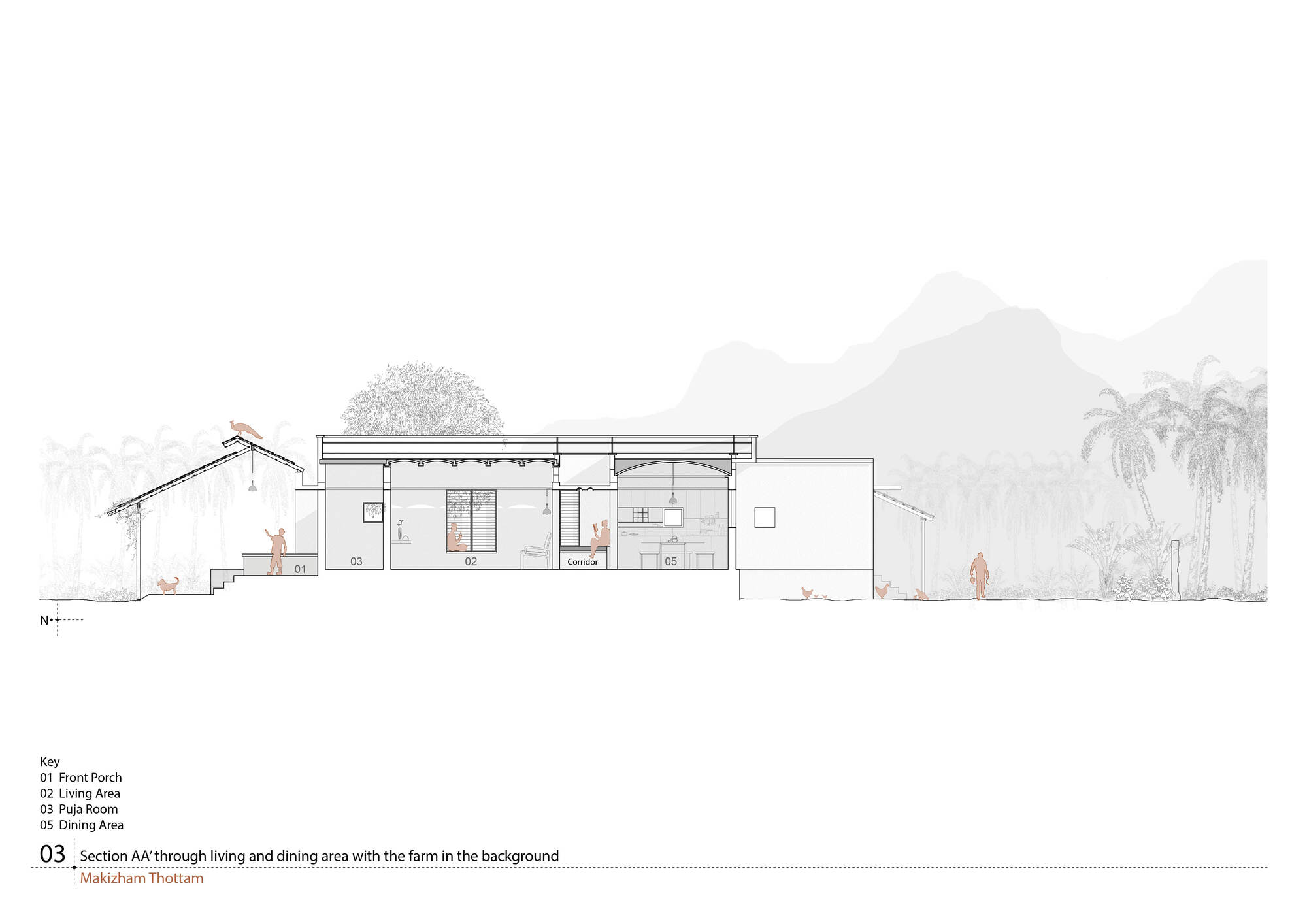 马基扎姆托塔姆之家丨印度丨Second Ground-34