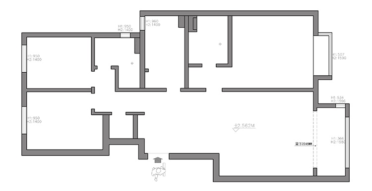 125㎡不敲不砸，给过去式的精装房来一次蜕变-29