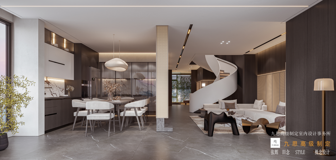 乐湾山语湖 · 现代轻奢风格复式住宅设计丨九思设计工作室-30