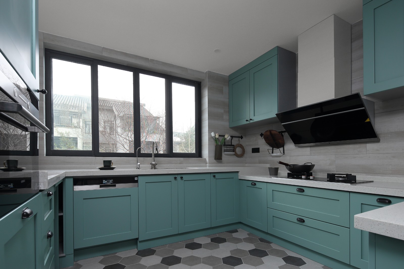 清羽设计 · 成都 178㎡优雅灰蓝家居,打造舒缓港湾氛围-69