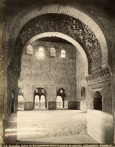 阿尔罕布拉宫科马雷斯宫王座厅修复及模型制作丨西班牙格拉纳达丨孔特雷拉斯家族（拉斐尔·孔特雷拉斯为主）-13