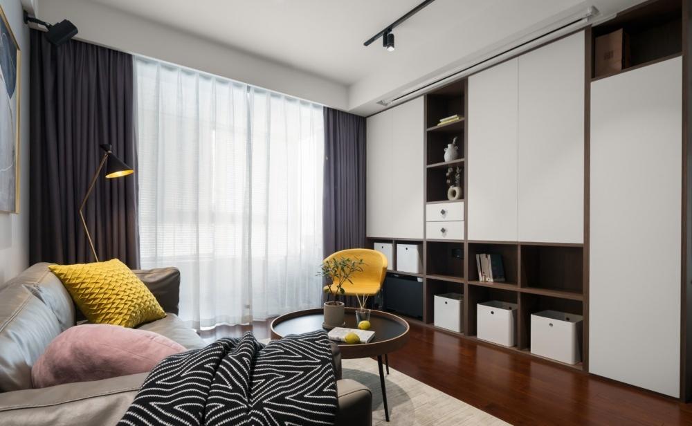 《湖光》家庭空间重塑,紧凑小户型的储物魔法-21