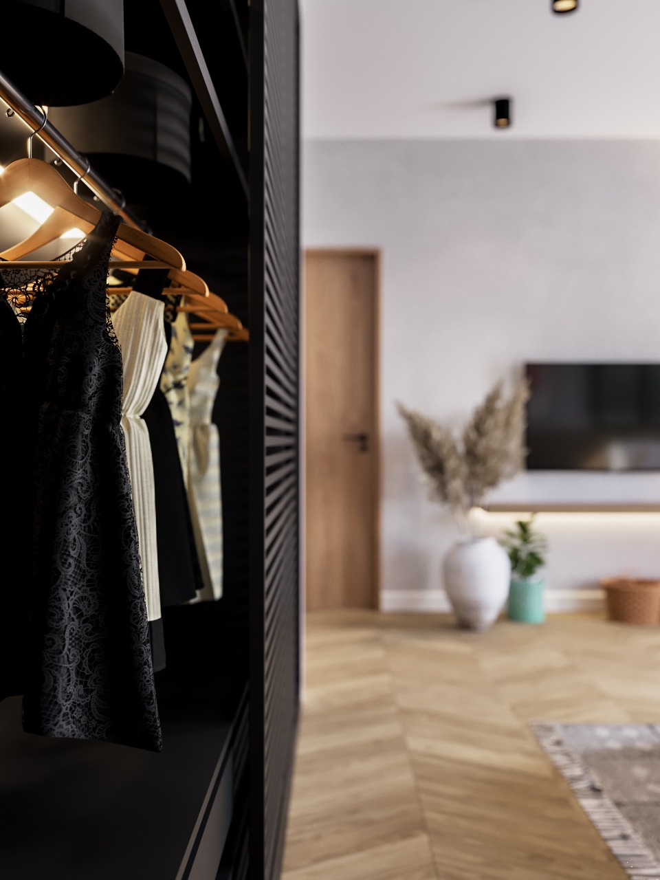 Bedroom & bathroom interior-6