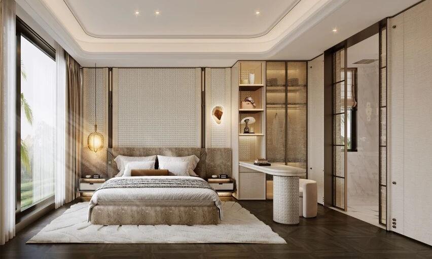 武汉万科·东合中心148m²&124m²样板间丨中国武汉丨深圳市蜜尔室内艺术设计有限公司-68