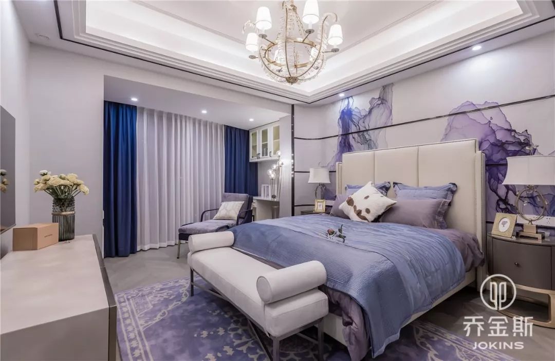 法式轻奢浪漫风情,乔金斯 250m²大平层设计-29