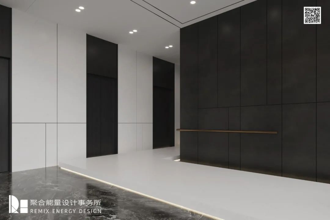 瑞尔斯机械 | 极简黑白灰演绎现代公共空间-3