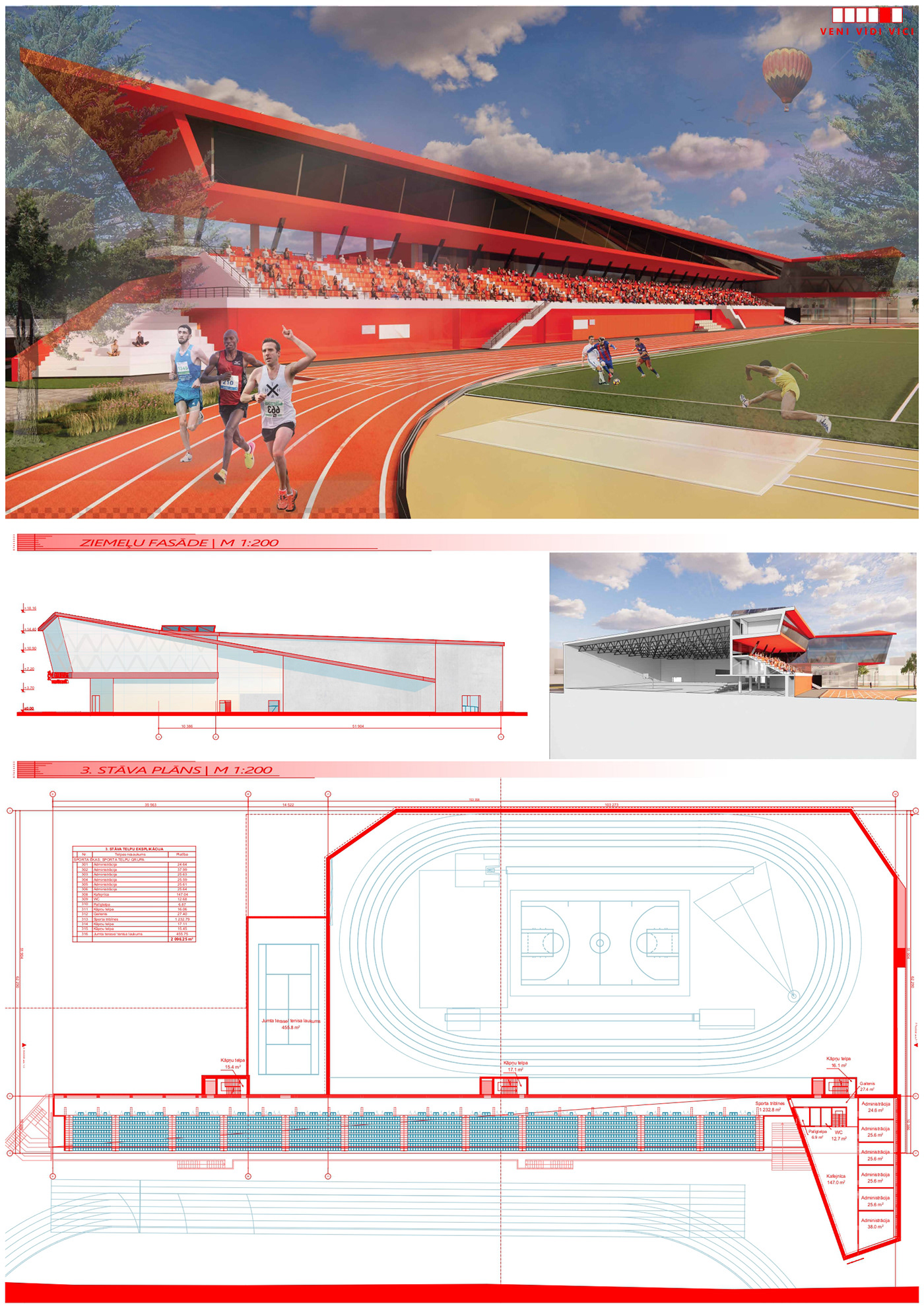 SPORTS COMPLEX IN GULBENE | COMPETITION PROJECT-POSTERS-4