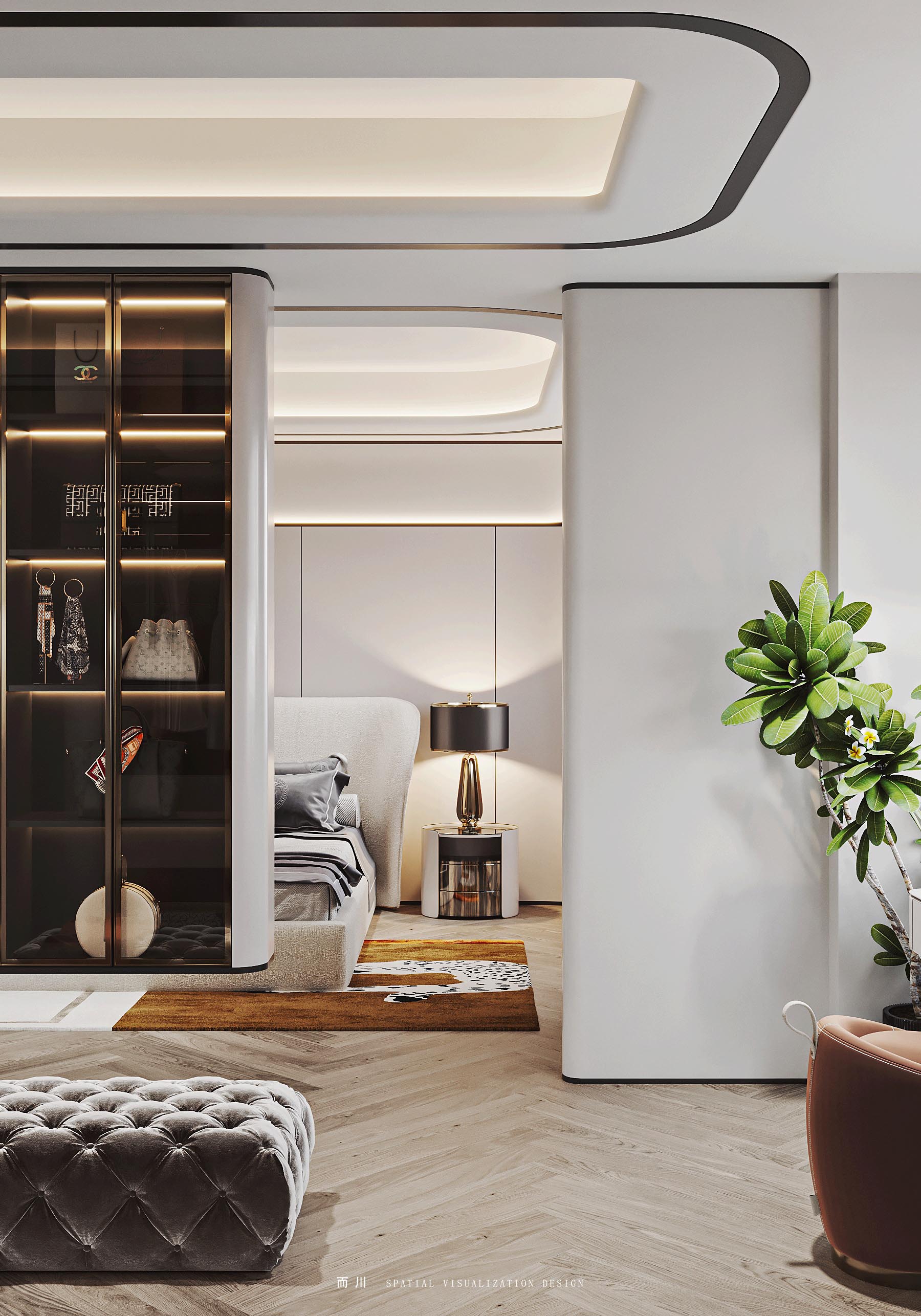 现代轻奢丨魔方空间设计-34