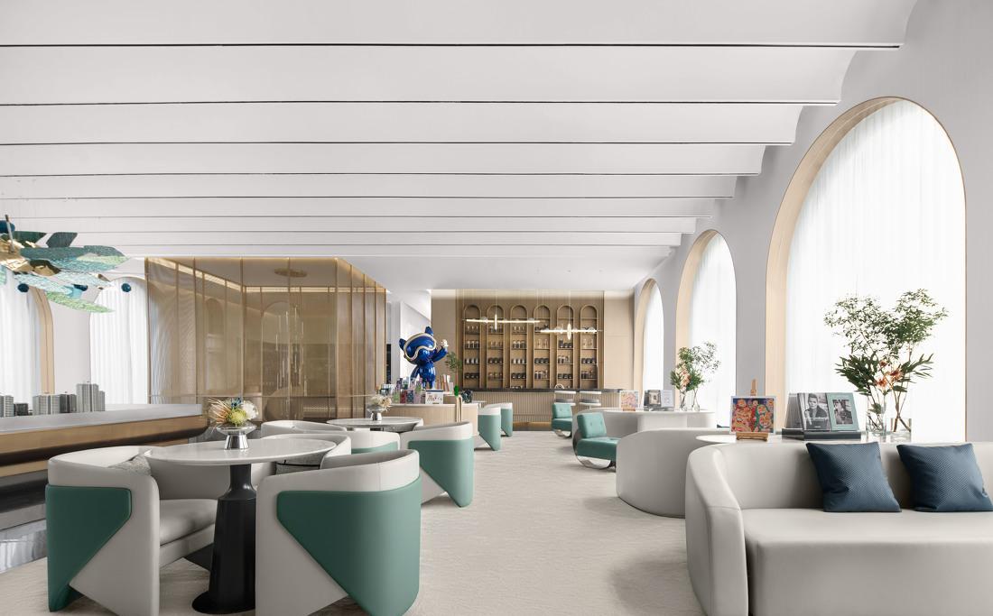 尚石设计丨售楼处丨旭辉×尚石 • 向阳而生的微笑生活馆-4