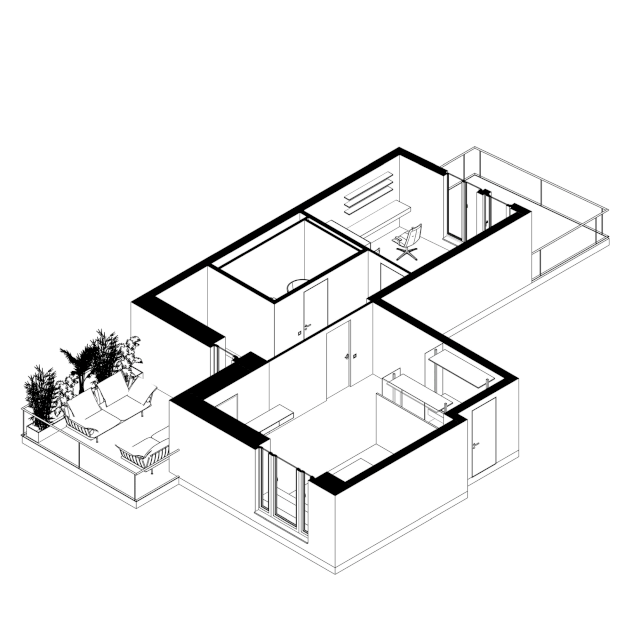 现代公寓设计中的高级灰++ 粉色运用-81