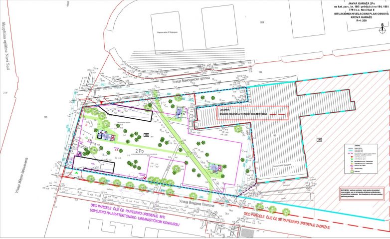 诺维萨德巴诺维纳地下车库上方地面景观设计项目丨待招标确定-10