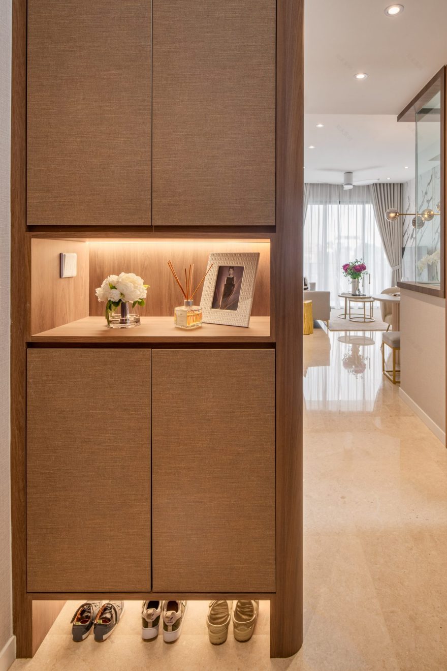 3 Bedroom Condo现代奢华住宅室内设计丨新加坡-9