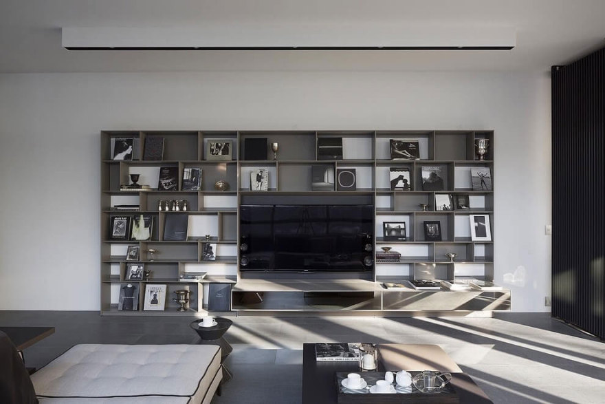 日本 Baqueratta 现代家居设计,开放式玻璃墙打造明亮空间-21