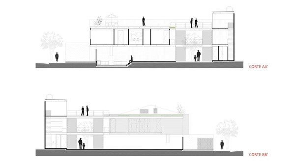 豪华别墅 现代风格巴西圣保罗Casa 4×30住宅设计欣赏-6