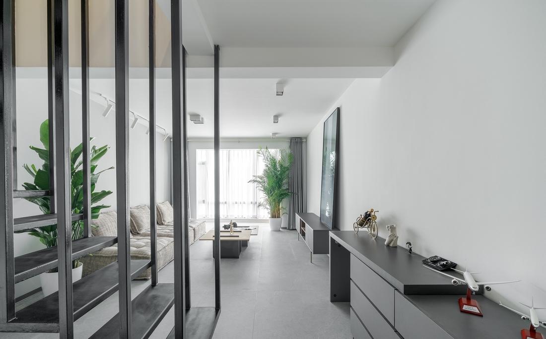 现代工业风全屋收纳设计-23