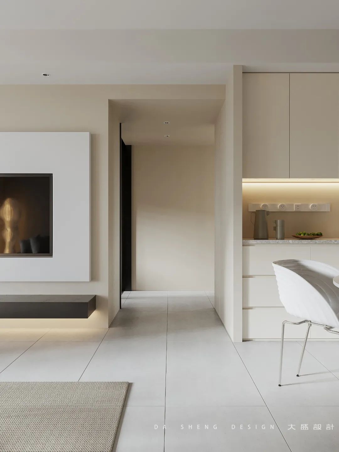 奶油风家居设计丨中国南宁丨大盛设计事务所-8