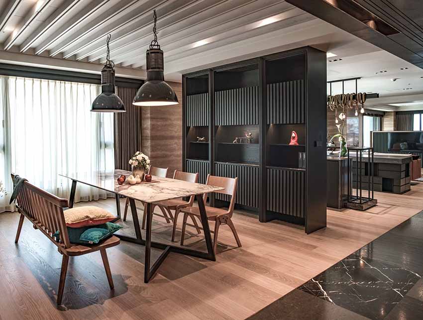 高雄复古阁楼风住宅 演绎英式优雅与工业韵味-7