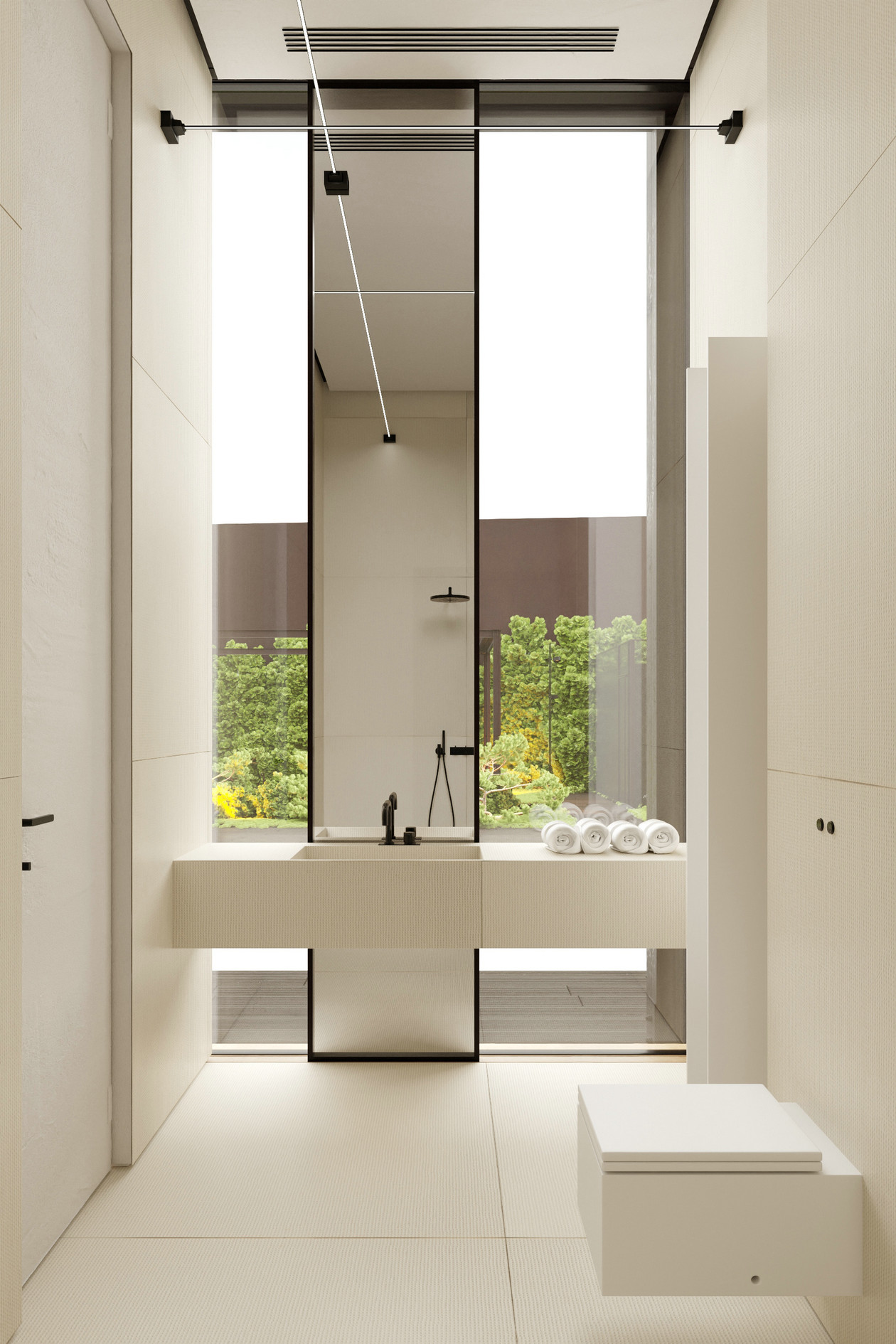 暖色极简空间设计丨Igor Sirotov-36