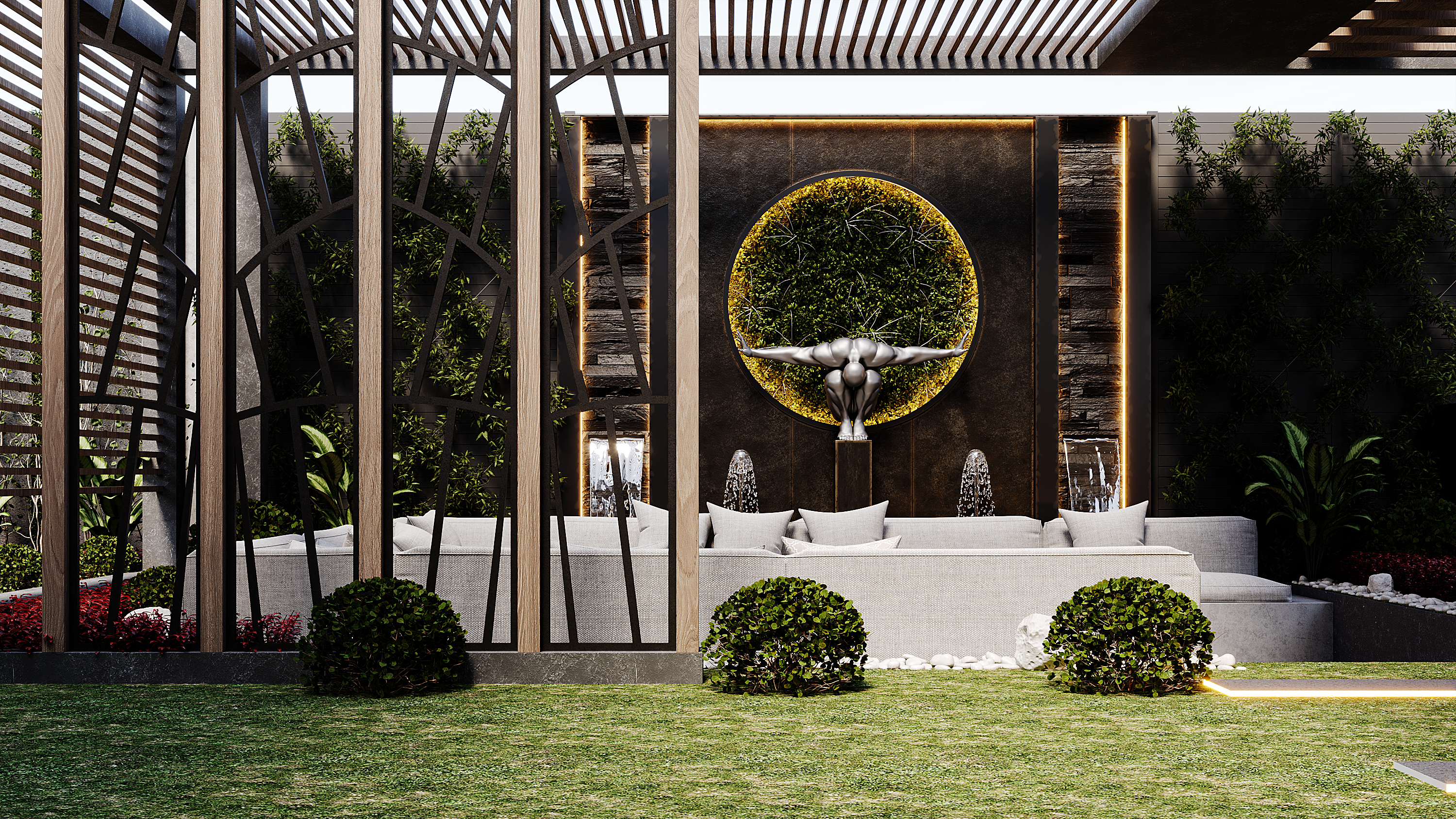 PRIVATE VILLA LANDSCAPE (BADYA COMPOUND)-5