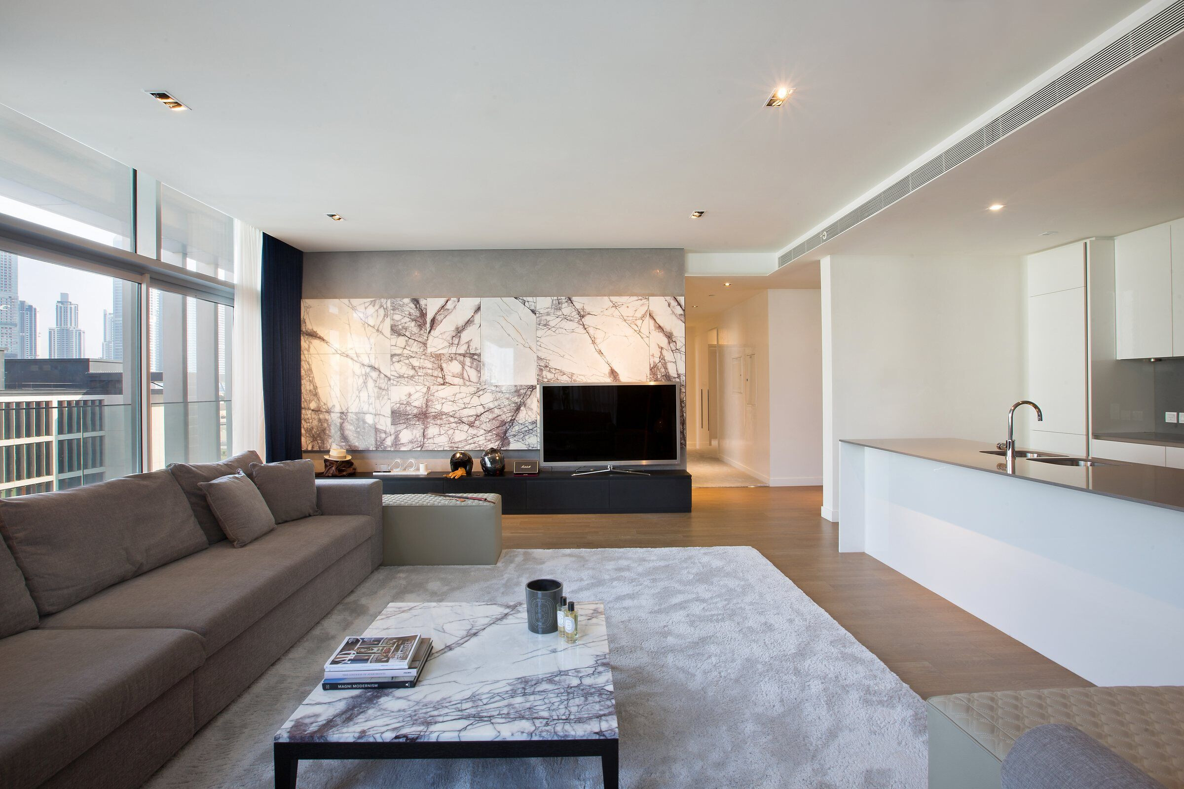 迪拜尼乌工作室的灰色优雅公寓设计丨阿联酋迪拜丨The Niu Studio-8