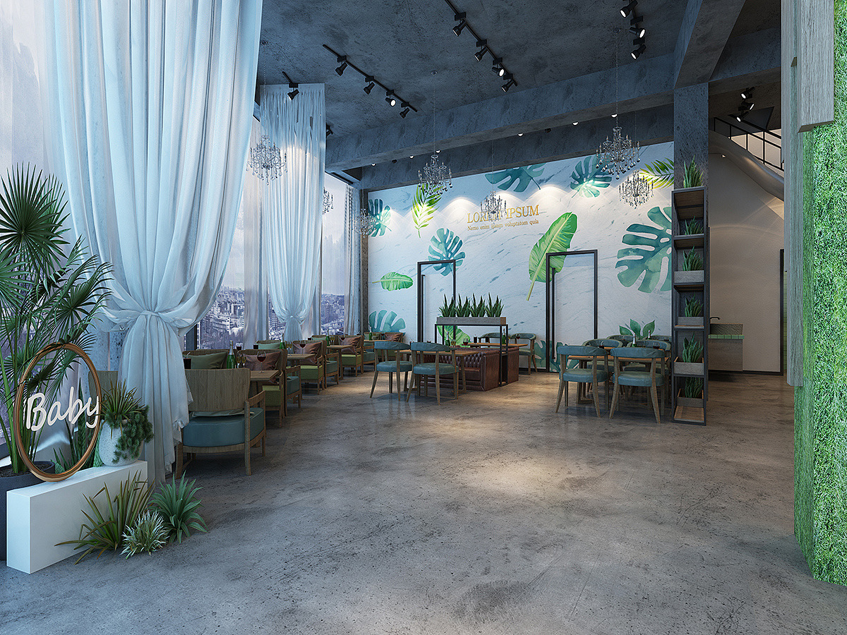 简餐轻奢餐厅-6