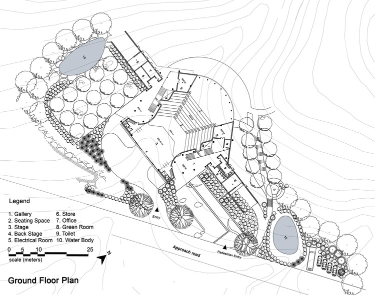 Auditorium in Agastya International Foundation  Mistry Architects-6