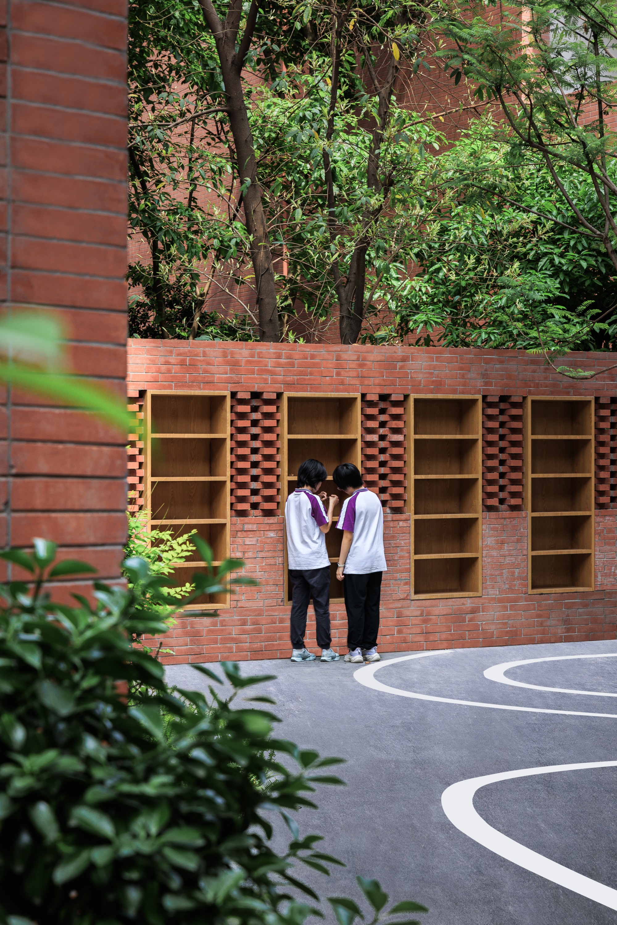 巴蜀中学张家花园校区景观改造丨中国重庆丨AF.d  奥凡设计（景观）,重庆市设计院城市建筑一院（建筑）-99