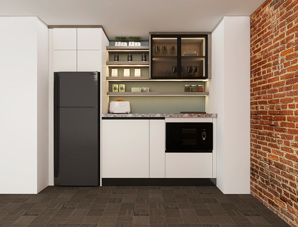 现代小型厨房设计-8