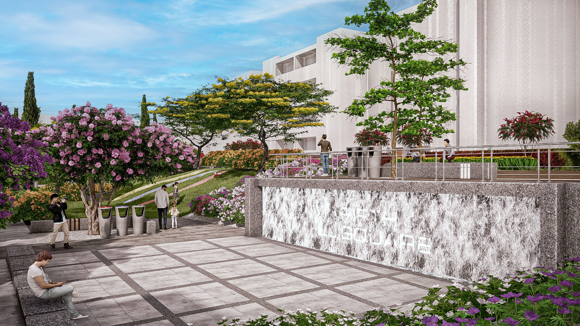 新开罗住宅小区口袋公园设计丨埃及开罗丨Salwa Maherez-9