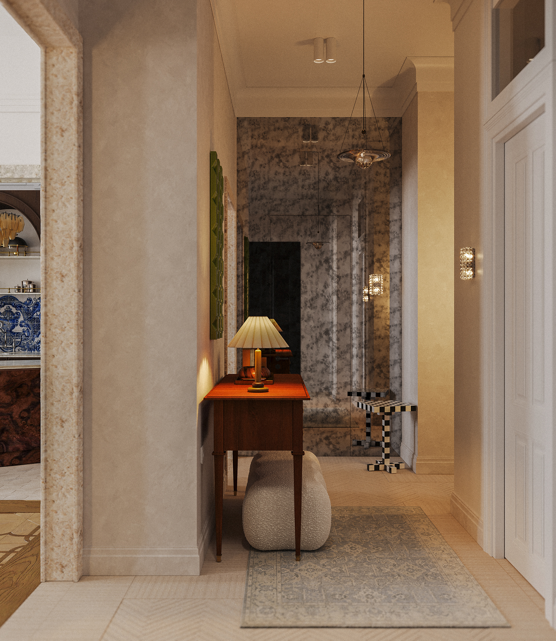 华沙老公寓楼内公寓丨波兰华沙-15