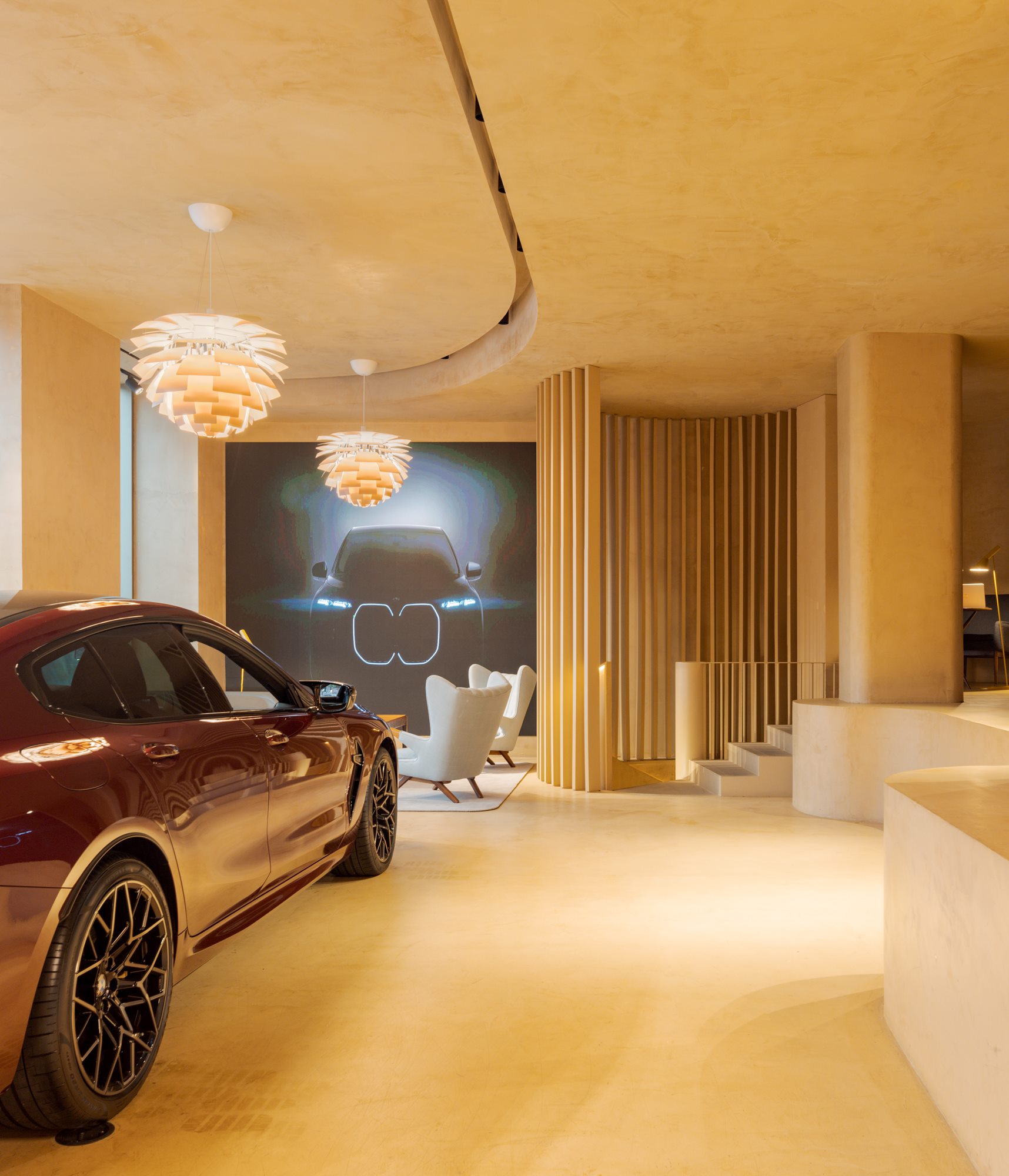 "葡萄牙波尔图 BMCAR 宝马展示厅 | 家的概念，温馨的汽车体验"-31