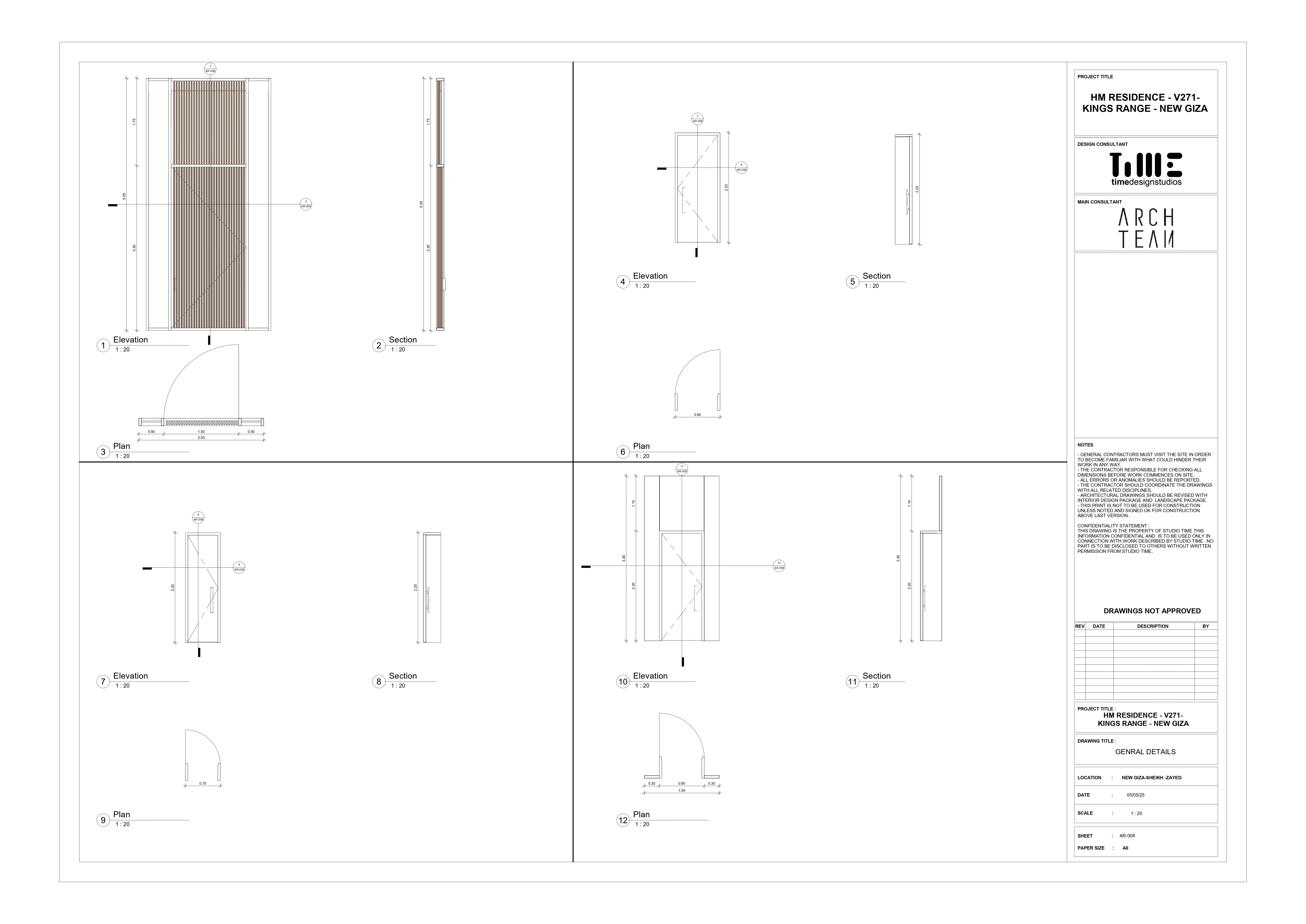 New Giza Modern Villa | LOD 350 Tender Package-39