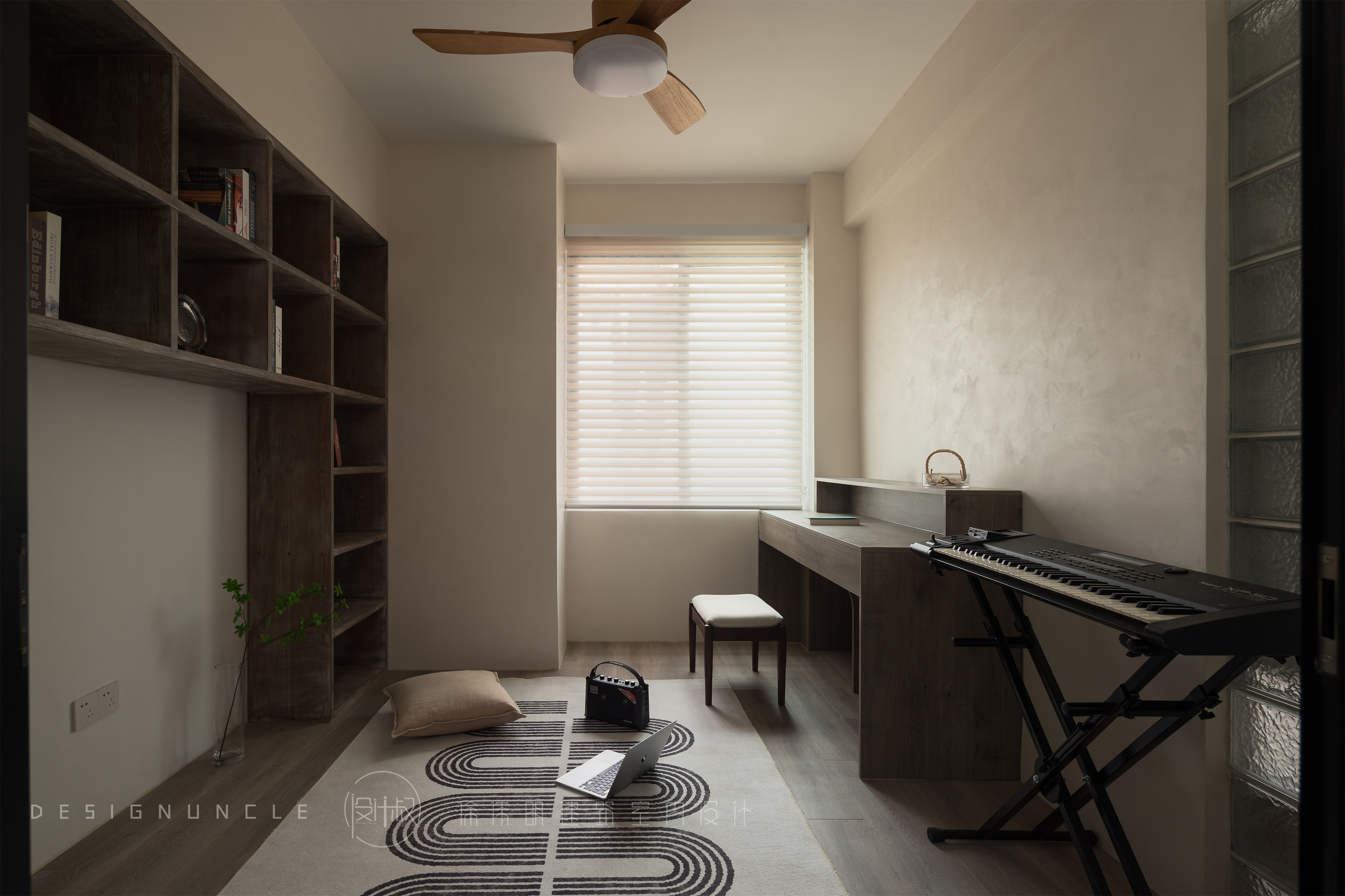 自然禅意简约侘寂风住宅设计丨徐伟明建筑室内设计-61