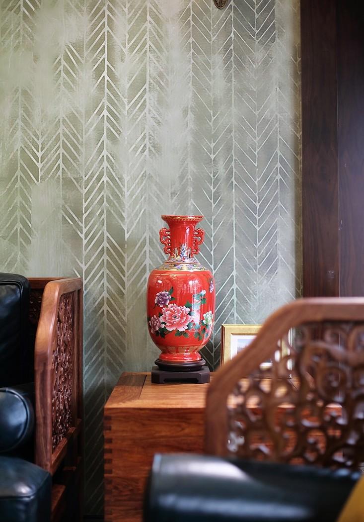 上海唯米设计事务所·新中式混搭别墅室内设计-49