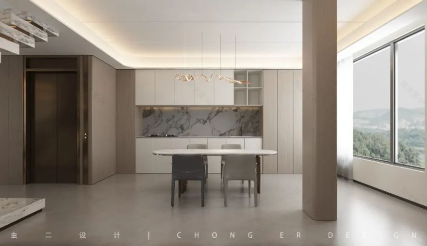 中骏柏景湾现代雅奢家居设计丨中国济南丨虫二设计-37