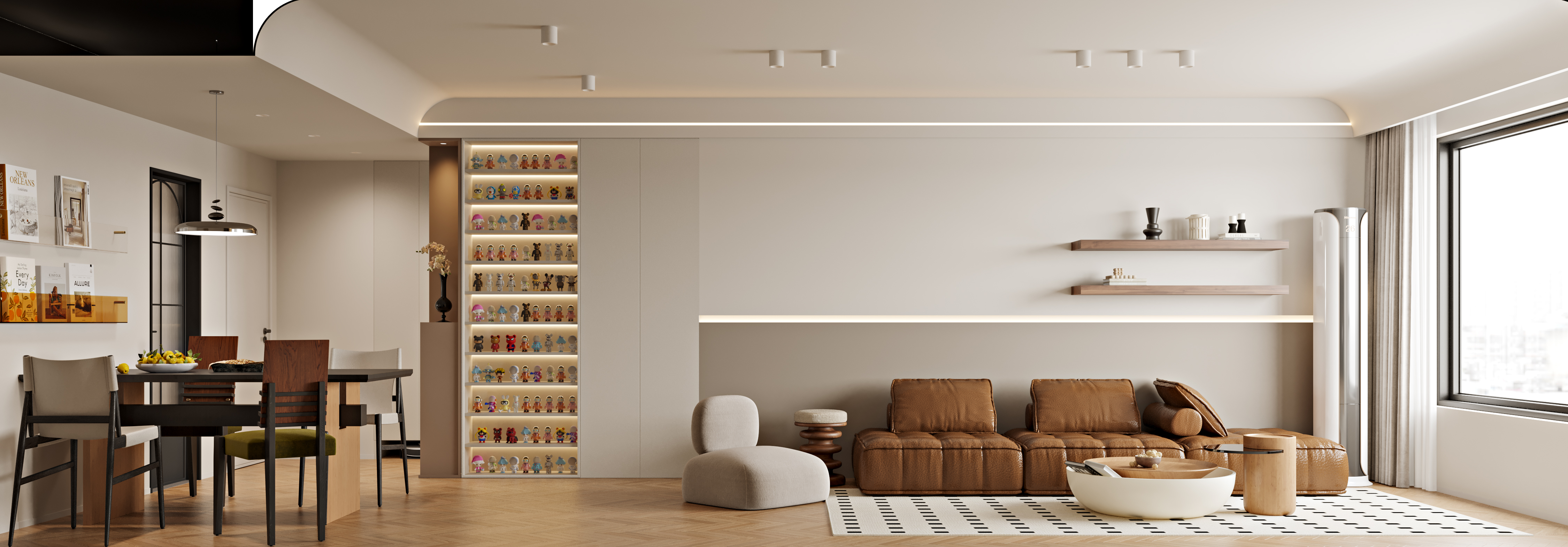 现代奶油简约风-艺米效果图-3