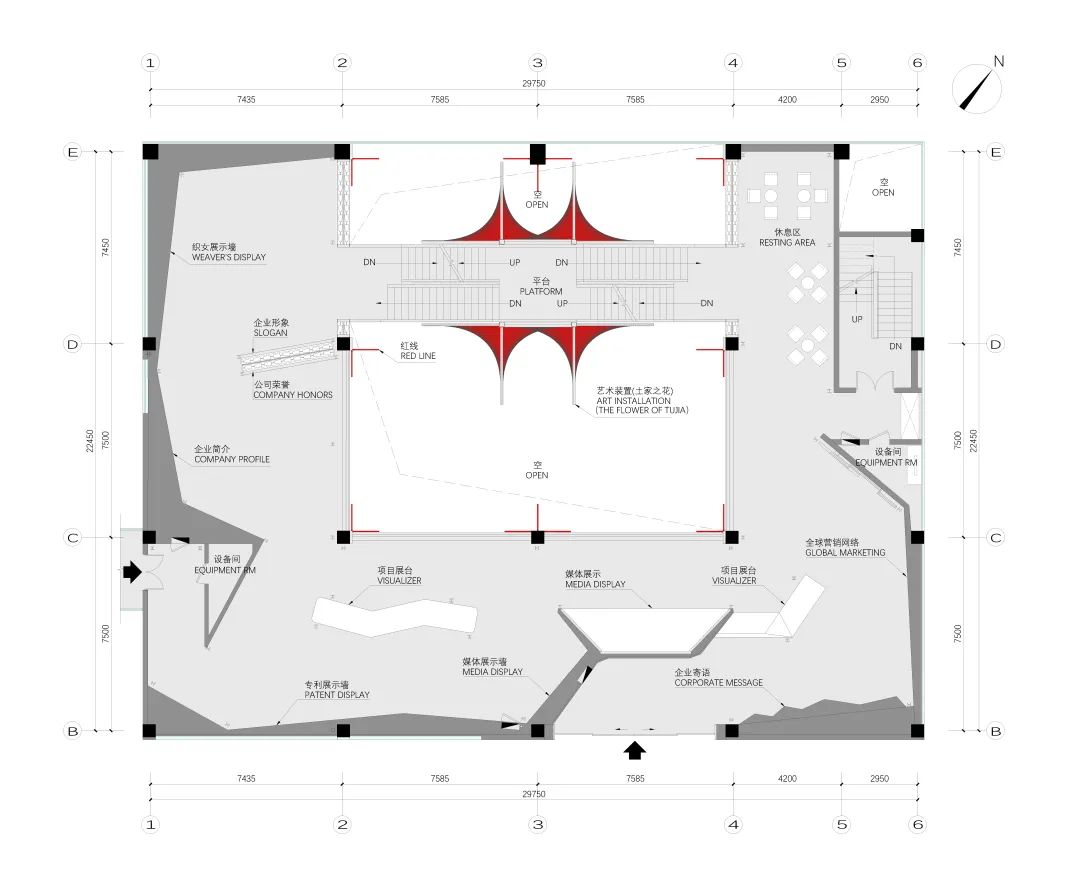 乖幺妹土家织锦企业馆及织锦工场丨中国张家界丨风合睦晨空间设计-68
