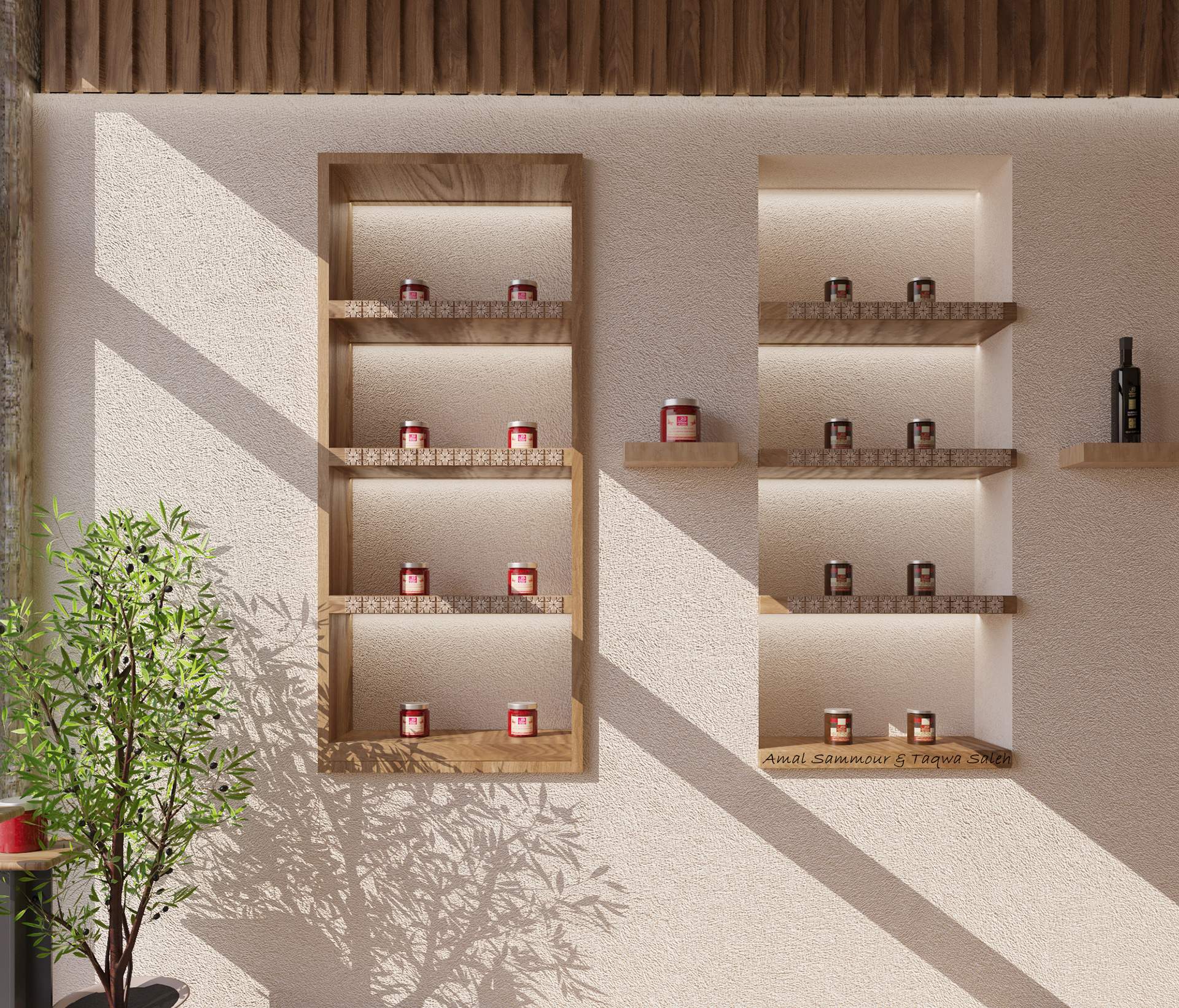 巴勒斯坦农产品商店室内设计-21