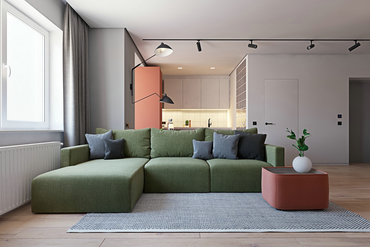 乌克兰基辅 82㎡多彩空间设计-0