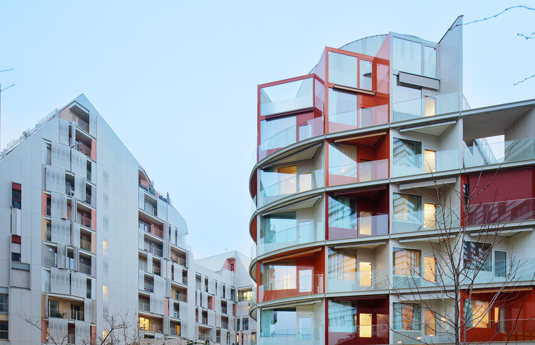 灰红锐影 & Clichy-Batignolles巴黎生态区疗养院 / Atelier du Pont-10