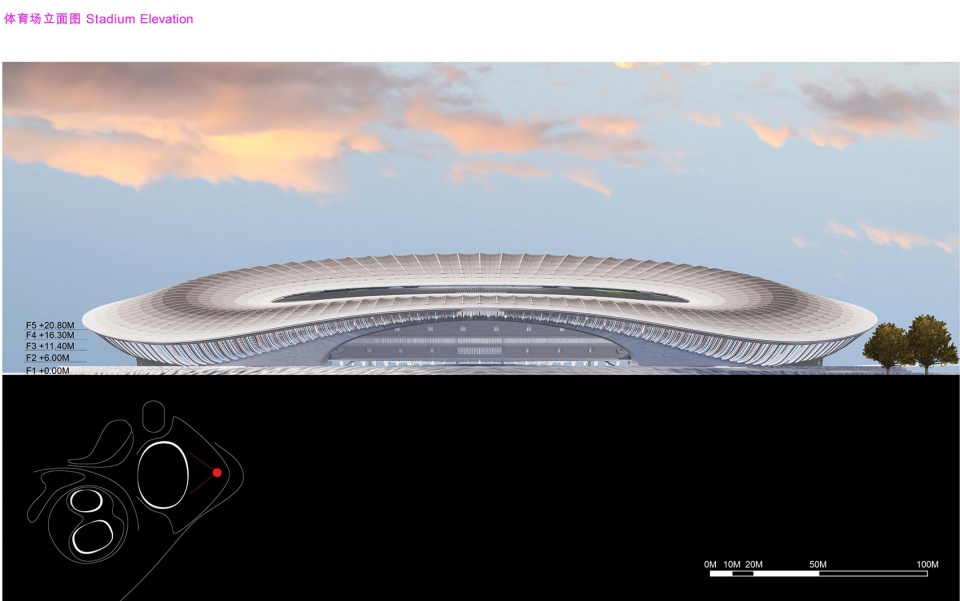 大湾区体育中心丨中国广州丨扎哈·哈迪德建筑事务所,广东省建筑设计研究院-33