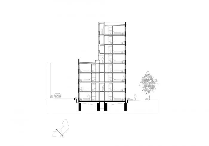 法国马赛 Lucien Cornil 学生宿舍丨A+Architecture-55