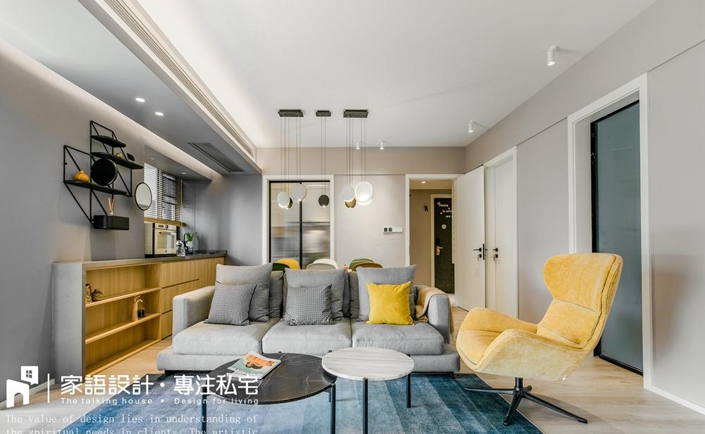 糖果色平层精装房丨中国广州丨广州家语设计-7