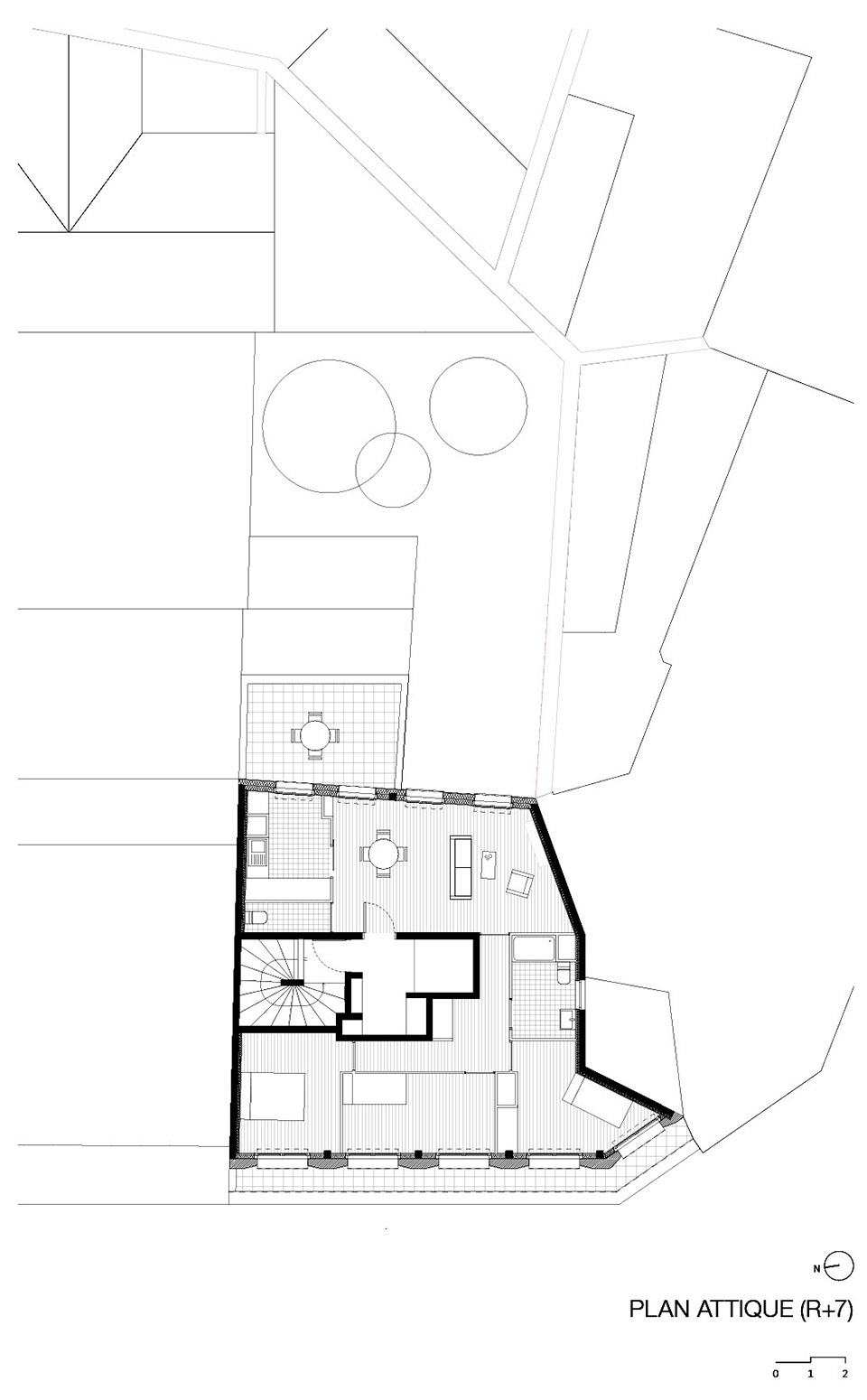 Rue Pradier公寓丨法国巴黎丨Mao Architectes（Fabien Brissaud等）-53