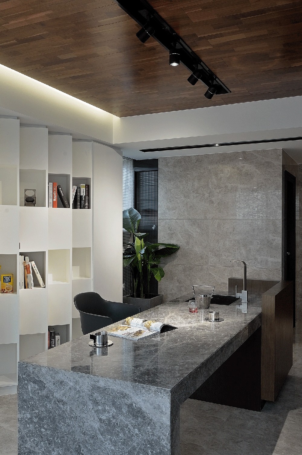 涵西商圈静谧栖居·莆田复式空间住宅设计-13