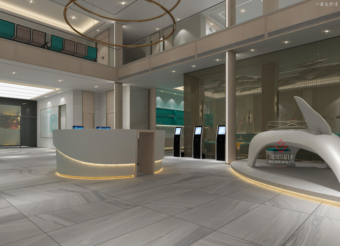 莱恩设计 | 轻奢风医院,低调奢华的新定义-5