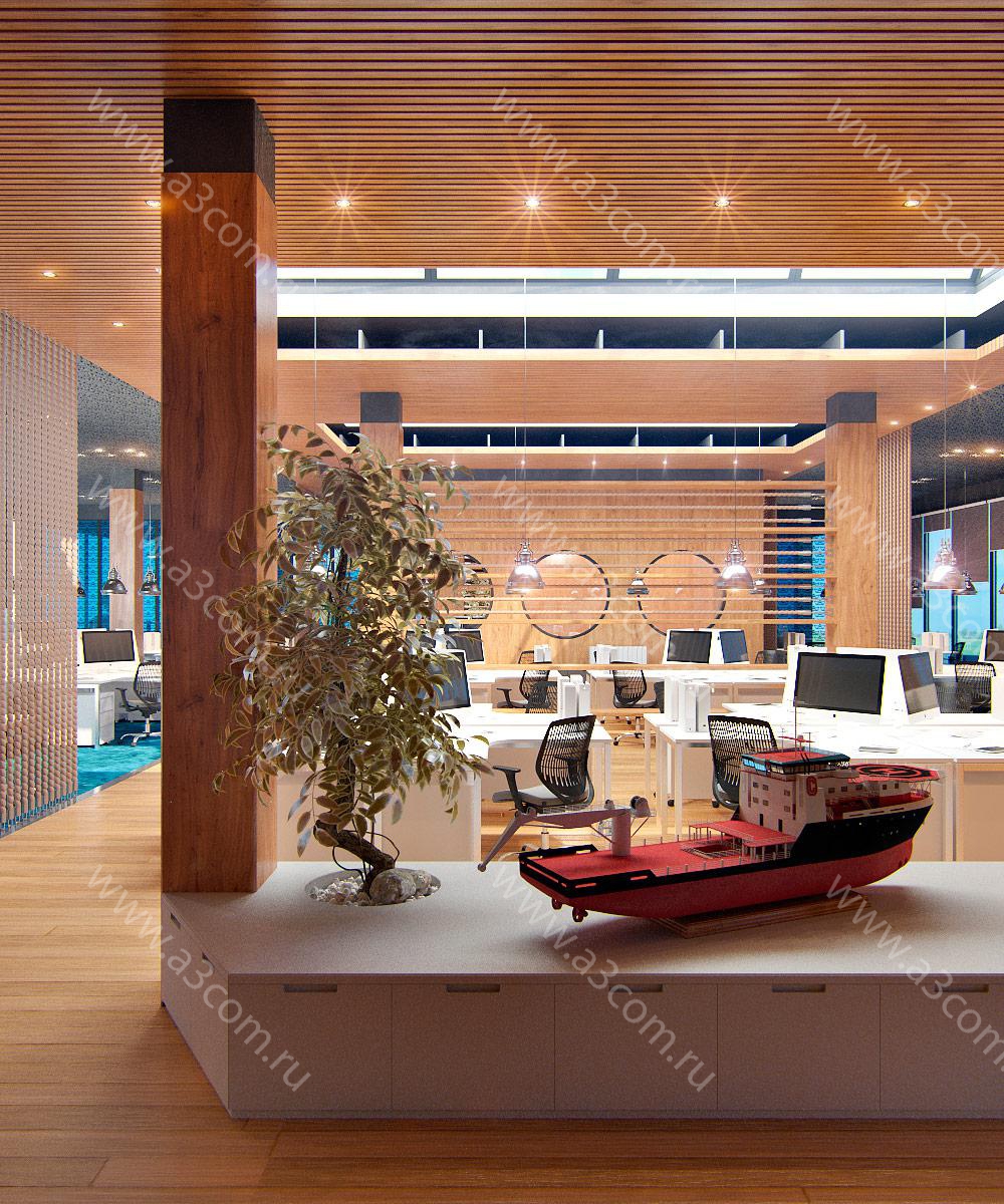 Офис компании Хотча(ХОТЧА公司办公室)丨俄罗斯阿尔汉格尔斯克丨A3com-0