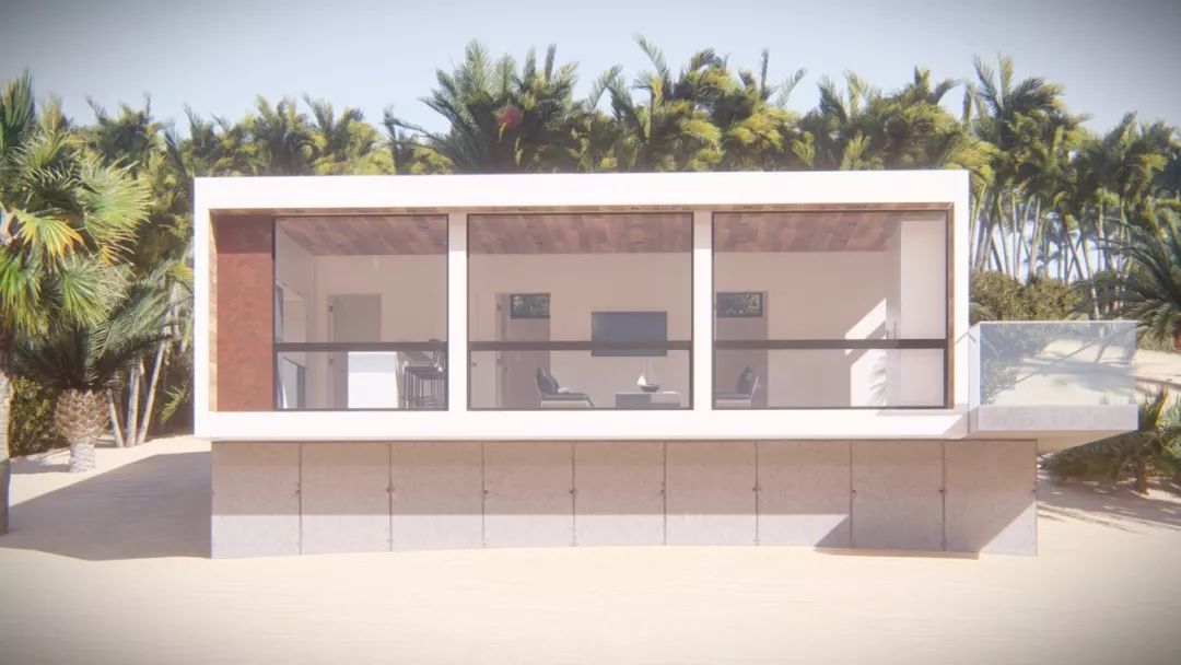 模块化度假屋 M2 | 双卧双卫,高效宜居的海边度假之家-10